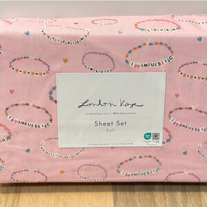 London Kaye Taylor Swift Inspired FULL Friendship Bracelet Pink Sheet Set